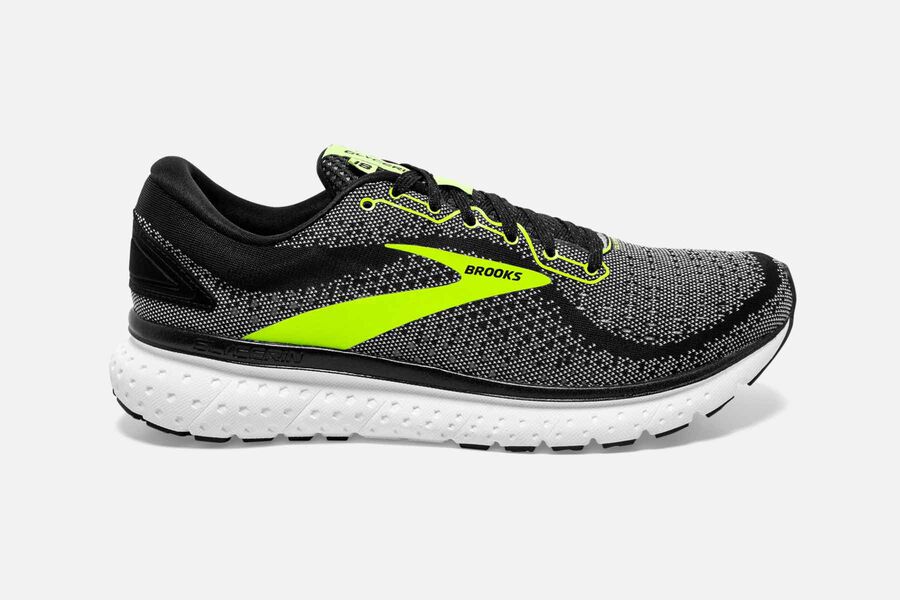 Brooks Glycerin 18 Mens UK - Road Running Shoes - Black/White 024-IUKQVY